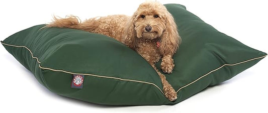 Majestic Pet Rectangle Medium Dog Bed Washable – Non Slip Comfy Pet Bed – Dog Crate Bed Super Value Pillow Dog Bed – Dog Kennel Bed for Sleeping 35 x 28 Inch