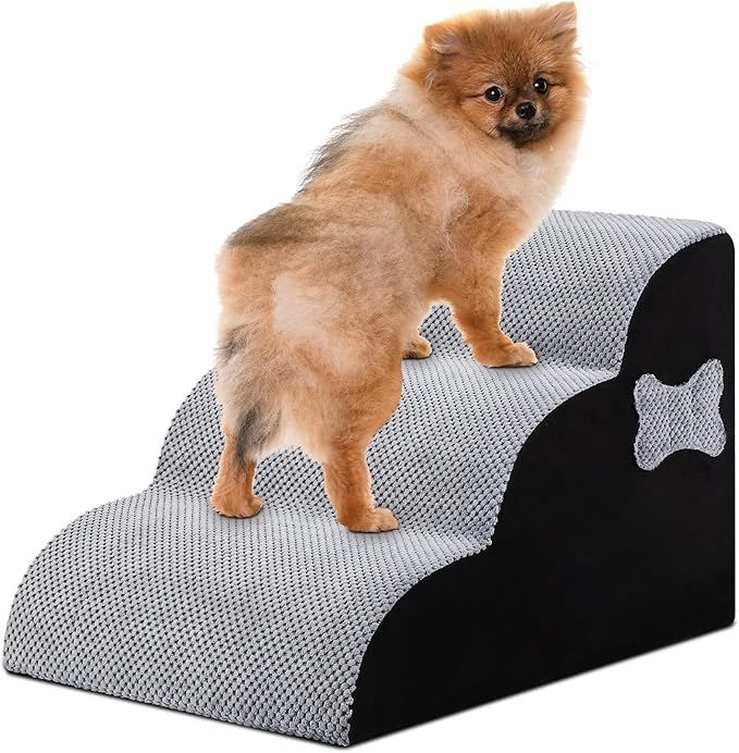 Dog Stairs for Small Dogs 3 Steps