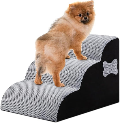 Dog Stairs for Small Dogs 3 Steps