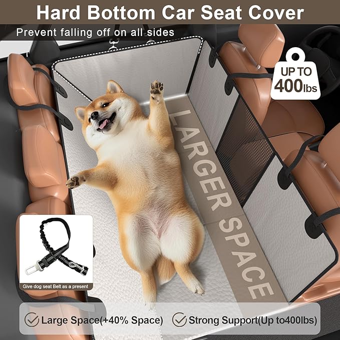 Back Seat Extender for Dogs Bottom，2024 Upgraded