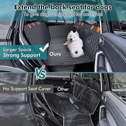 Back Seat Extender for Dogs-Supports 400lb