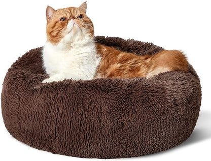Bedsure Calming Cat Beds for Indoor Cats 20 inches, 15 lbs