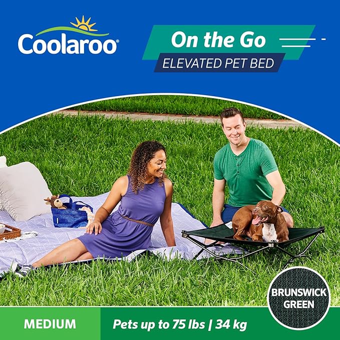 Coolaroo On The Go Cooling Elevated Dog Bed