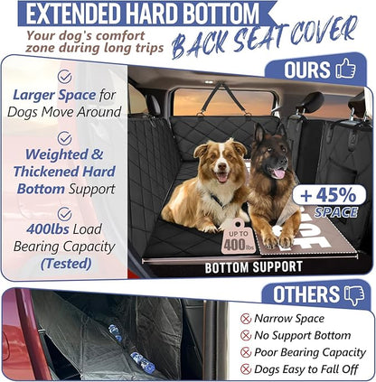 Back Seat Extender for Dogs Truck-Large Space 400lbs, Sturdy