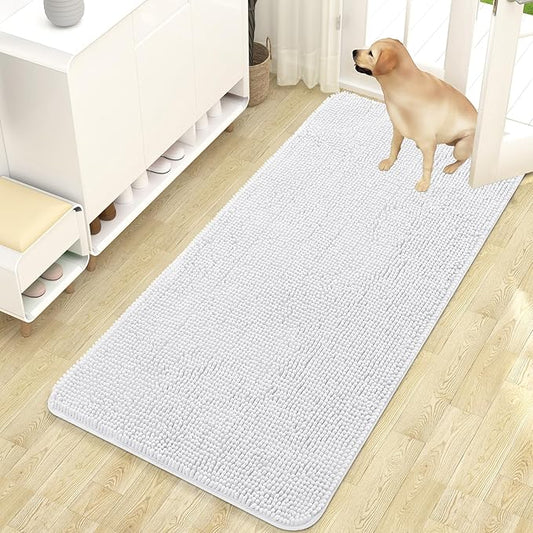 OLANLY Dog Door Mat for Muddy Paws 47x24