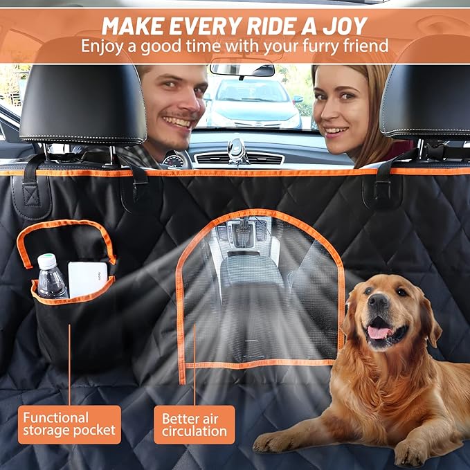 Dog Car Seat Cover for Back Seat