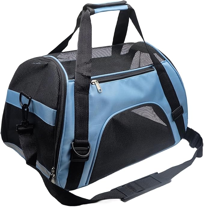 Pet Carrier Airline Approved Cat Carrier Dog Carrier for Medium Small Cats Small Puppy Kitten