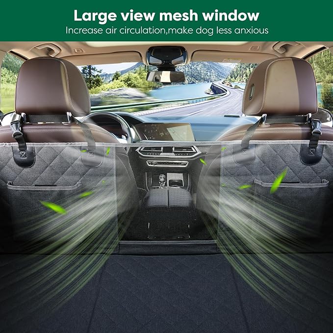 nzonpet Dog Car Seat Cover for Back Seat