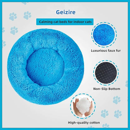 Geizire 20/24 inch Cat Bed Dog Bed for Cats