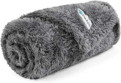 PetAmi Dog Blanket for Small Dogs Grey 24x32