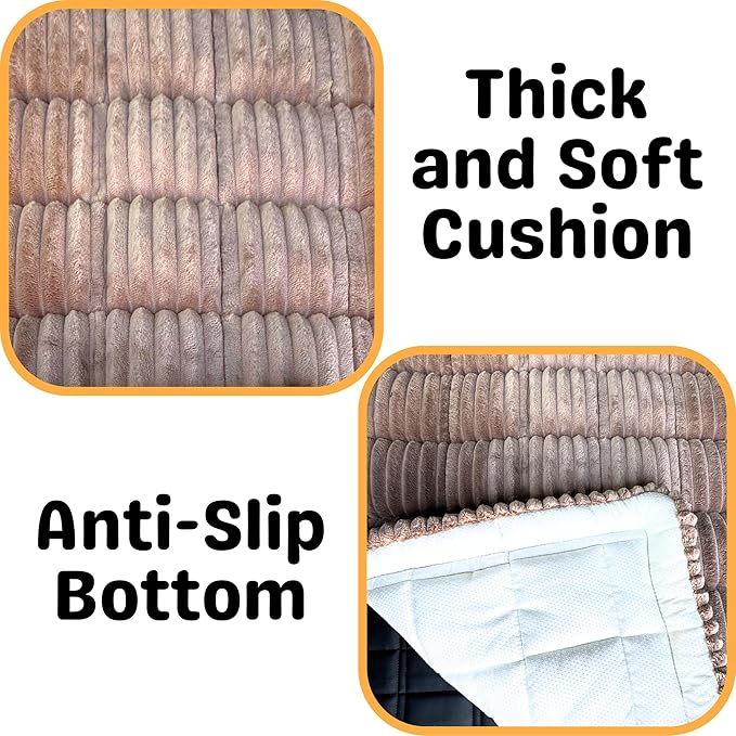 Pet Bed Couch Cover (Brown)