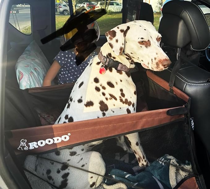 ROODO Dog Car Seat for Large Medium Dogs