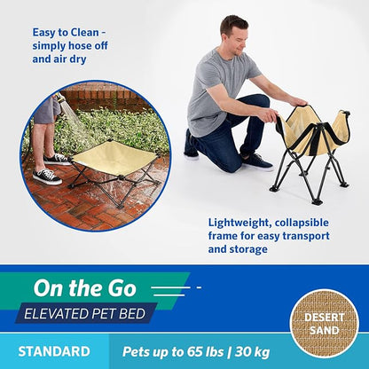 COOLAROO On the Go Cooling Elevated Dog Bed