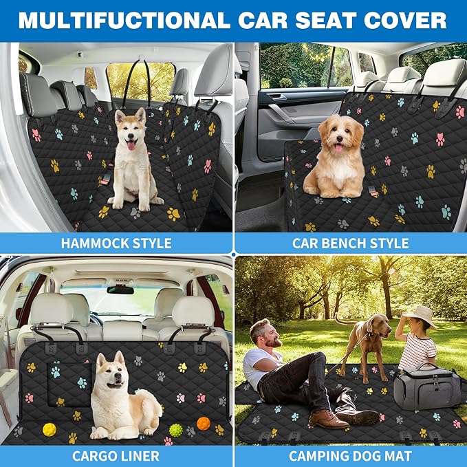 BeneathYourFeet Dog Seat Cover (56" W x 62" L