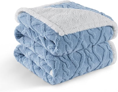 Bedsure Waterproof Dog Blankets for Large Dogs 60x80, Light