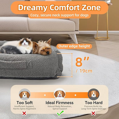 Sytopia Calming Dog Bed for Small Dogs 40'' L