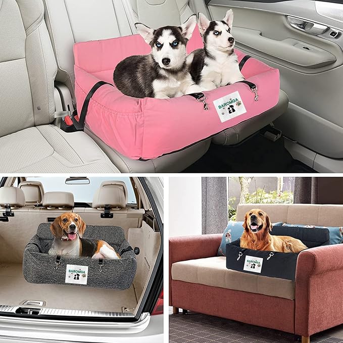 Dog Car Seat 25lbs or 1 Large 60lbs, with