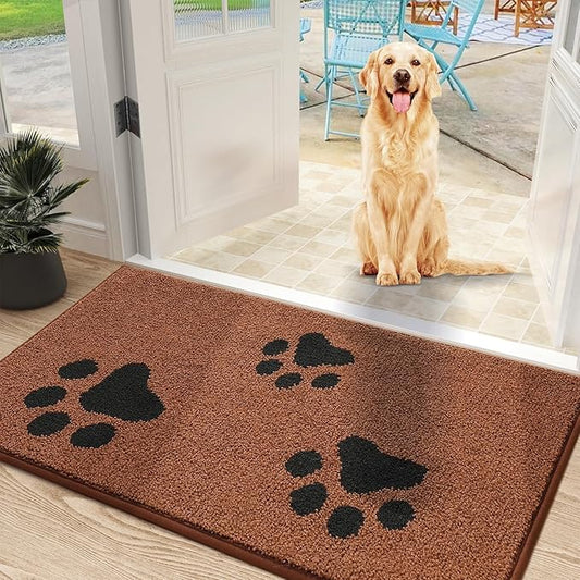 Mibao Door Mat Indoor 47" x 31.5", Brown