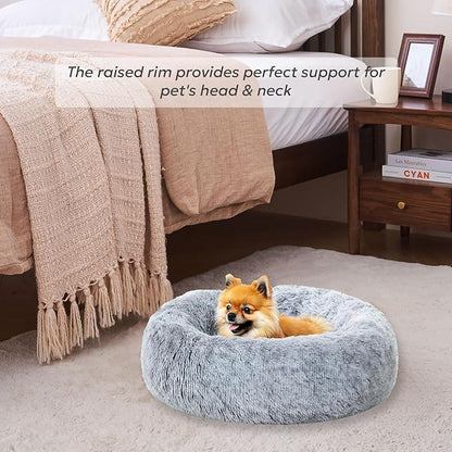 Calming Donut Dog Beds for Small Dogs and Cat 20")