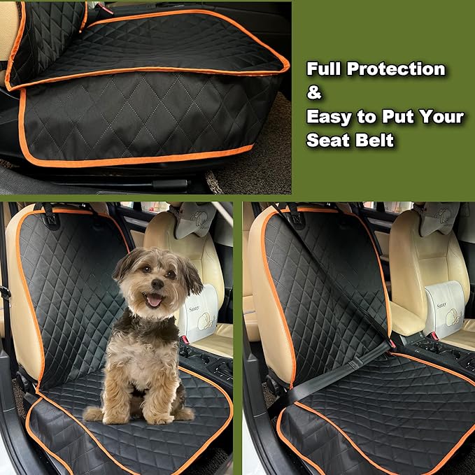 2 Packs Car Front Seat Cover for Dogs