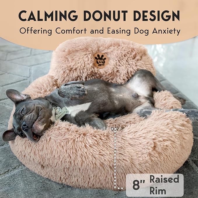 PetJett Calming Dog Bed 23'' Fits 25 lbs