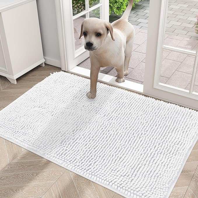OLANLY Dog Door Mat for Muddy Paws 30x20