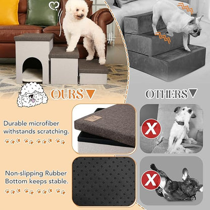 Dog Stairs for Small Dogs 22 inches(3