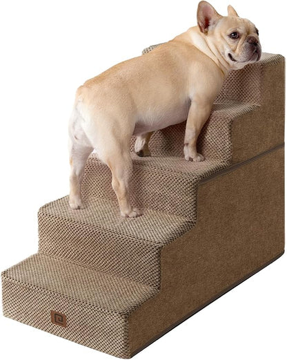EHEYCIGA Dog Stairs for High Bed 22.5”H 5-Step Dog