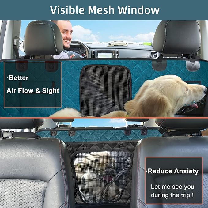 Dog Car Seat Cover-Back Seat Dog Cover