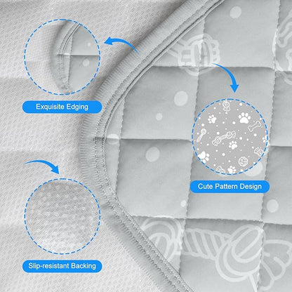 MH MYLUNE HOME Self Cooling Mat for Large Dog 39”x59” Arc-Chill