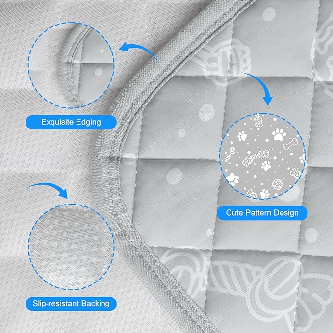 MH MYLUNE HOME Self Cooling Mat for Dog 28”x39” Arc-Chill