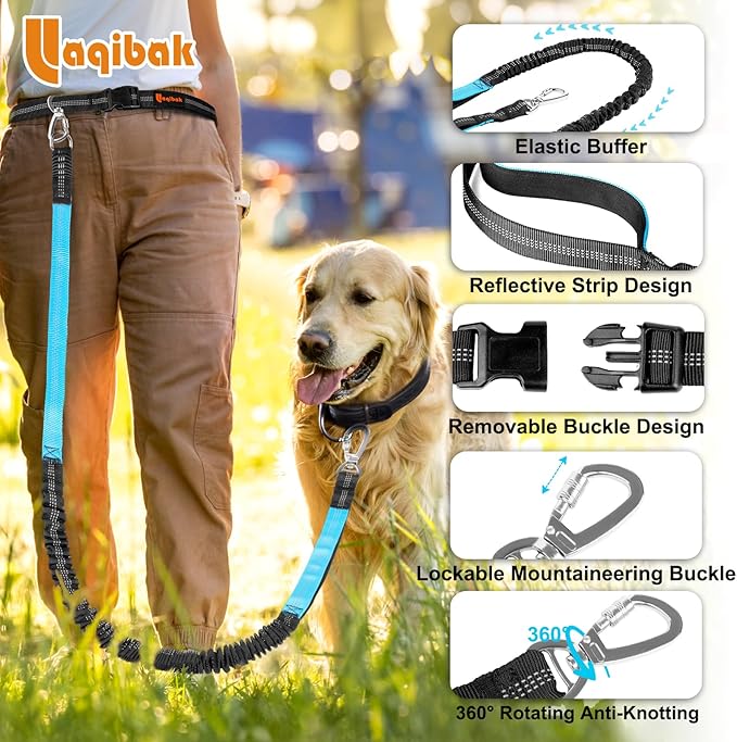 Hands Free Dog Leash 4.2-6.7 Feet 26"- 47"