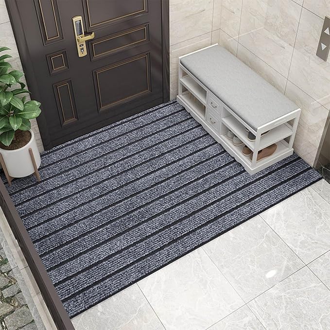 3PCS Dog Non-Slip Mat for Back Seat Extender Truck.(24" x 16") (Grey-Medium)