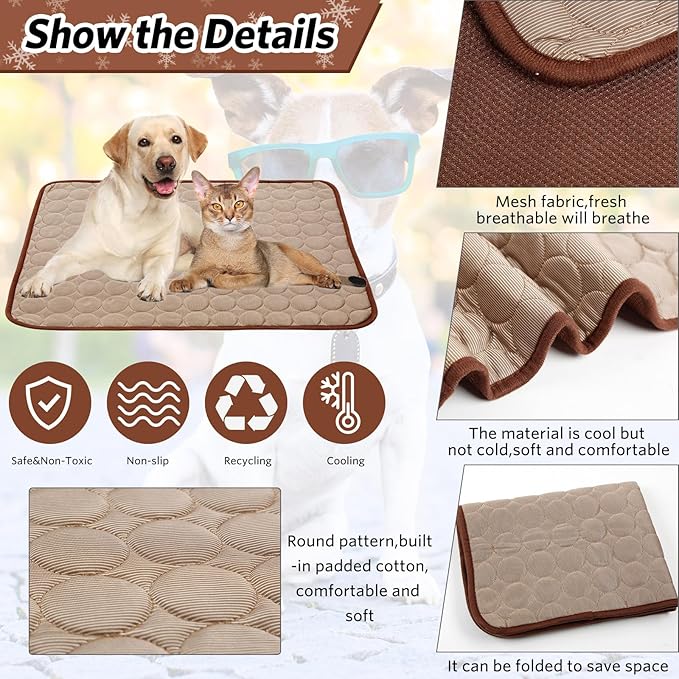 Pet Dog Cooling Bed Mats