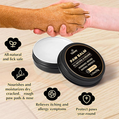 All-Natural Lick Safe Dog Paw Balm for Dogs & Cats (1.23oz)
