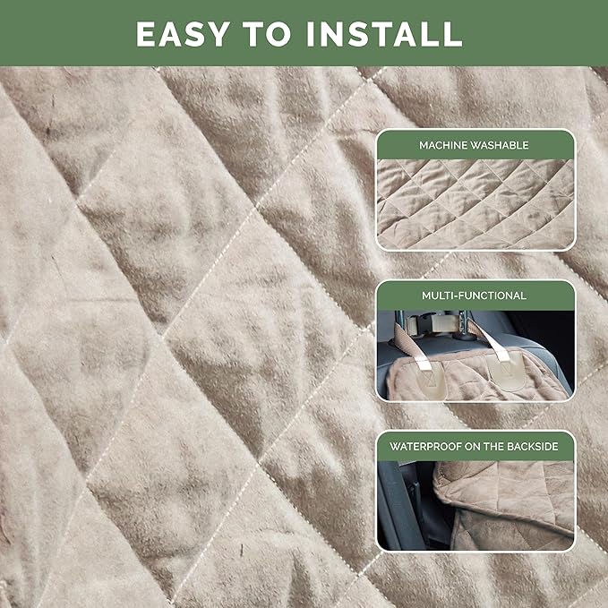 Elegant Comfort Premium Front Seat Car Protector for Pets