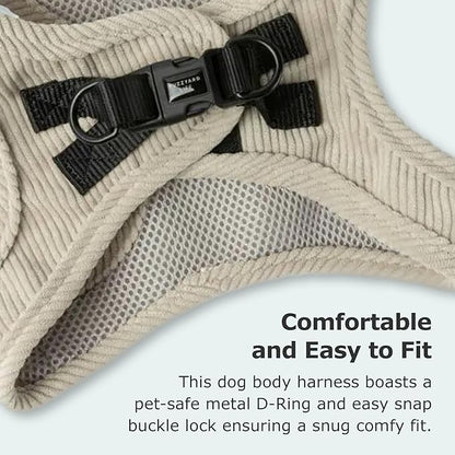 FuzzYard Life Corduroy Step in Dog Harness