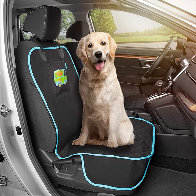 BDK Scooby Doo Complete Car Accessories Set – Dog Front Seat Covers with Hammock Back Seat Protector
