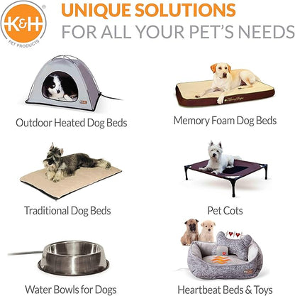 K&H Pet Products Indoor/Outdoor Superior Orthopedic Dog Bed 27 X 36 X 4 Inches