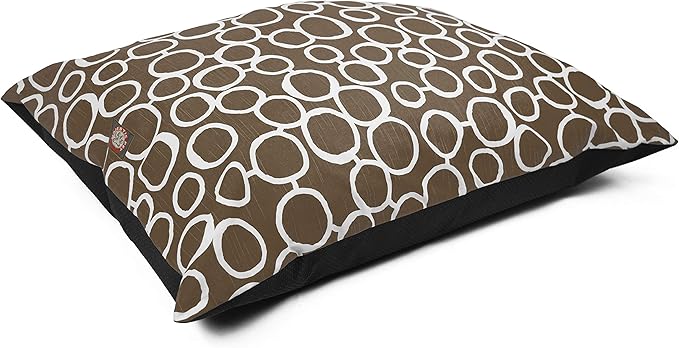 Majestic Pet Rectangle Medium Dog Bed Washable – Non Slip Comfy Pet Bed – Dog Crate Bed Super Value Pillow Dog Bed – Dog Kennel Bed for Sleeping 35 x 28 Inch