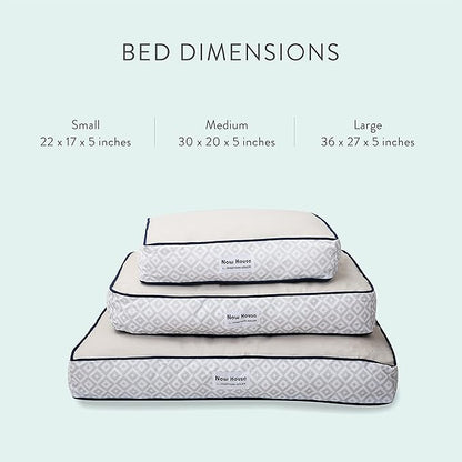 Now House for Pets by Jonathan Adler Grey Diamond Cushion Dog Bed