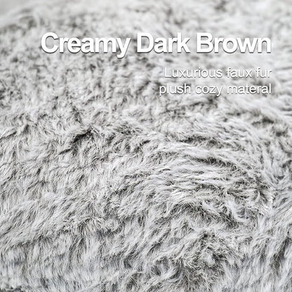 N&V Medium Orthopedic Donut Dog Bed