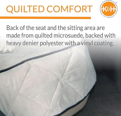 K&H Pet Products Deluxe Car Seat Saver Gray Standard/Mid-Size 54 Inches