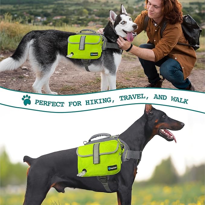 PetAmi Dog Backpack for Medium Large Dogs