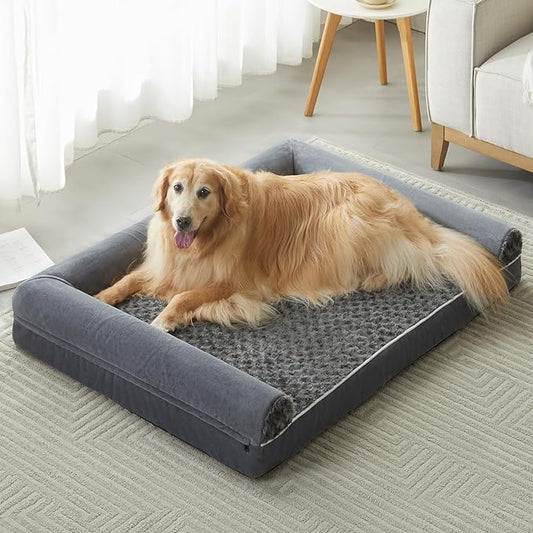 BFPETHOME Extra Large Dog Bed 48x35x7 inches,