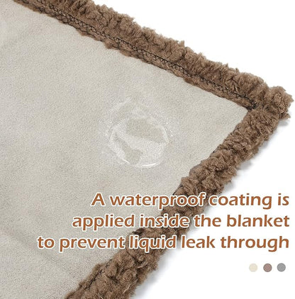 Kritter Planet Love Waterproof Bed Blankets for Couples