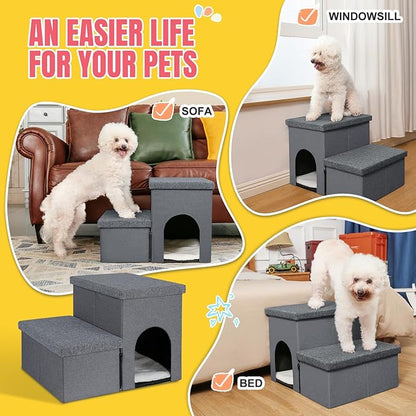 Dog Stairs for High Beds 22 inches(2