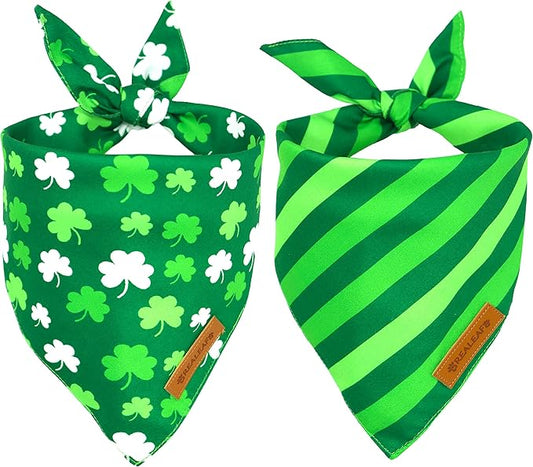 Realeaf St. Patrick's Day Dog Bandanas 2 Pack