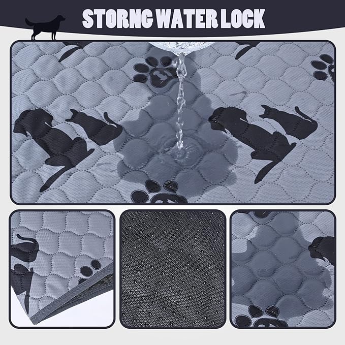 JUMEIHUI Washable Pee Pads for Dogs 24X36（Pack of 2）