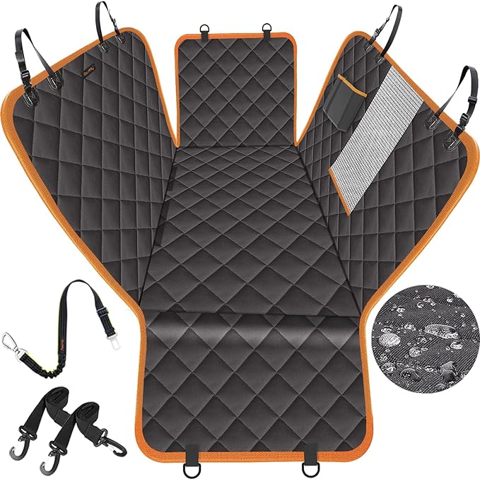 iBuddy Dog Car Seat Covers for Back of Cars/Trucks/SUV